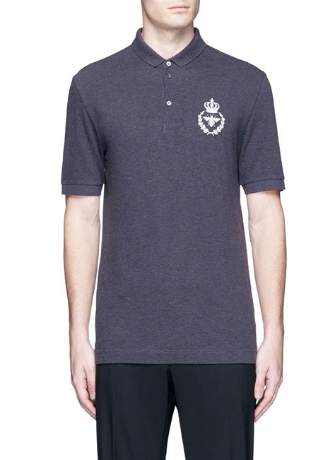 dolce gabbana bee polo|farfetch dolce and gabbana polo.